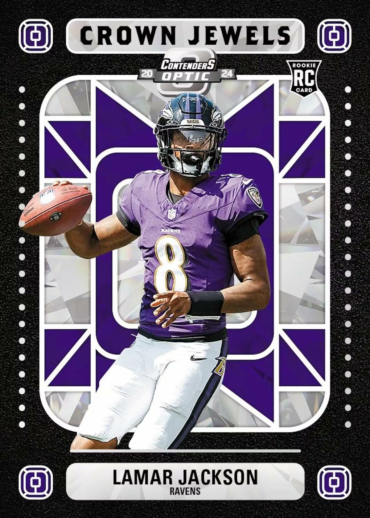 2024 Panini Contenders Optic Football Hobby Trading Card Box (Two Autographs Per Box)