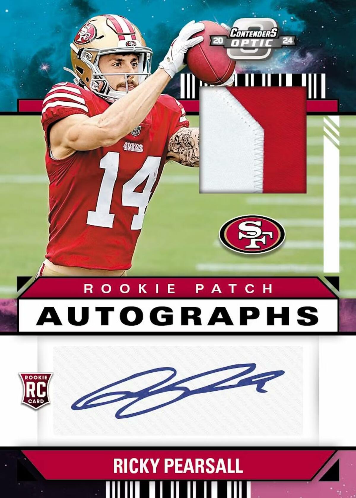 2024 Panini Contenders Optic Football Hobby Trading Card Box (Two Autographs Per Box)