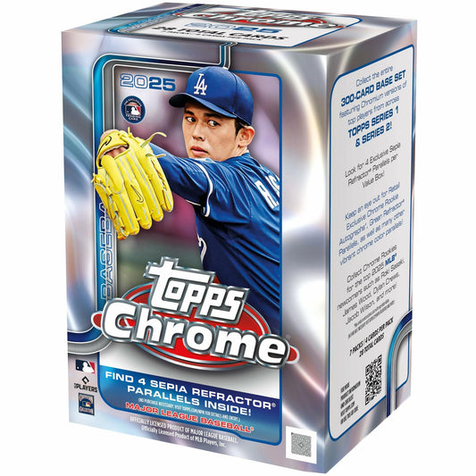 Topps 2025 Chrome Baseball BLASTER BOX