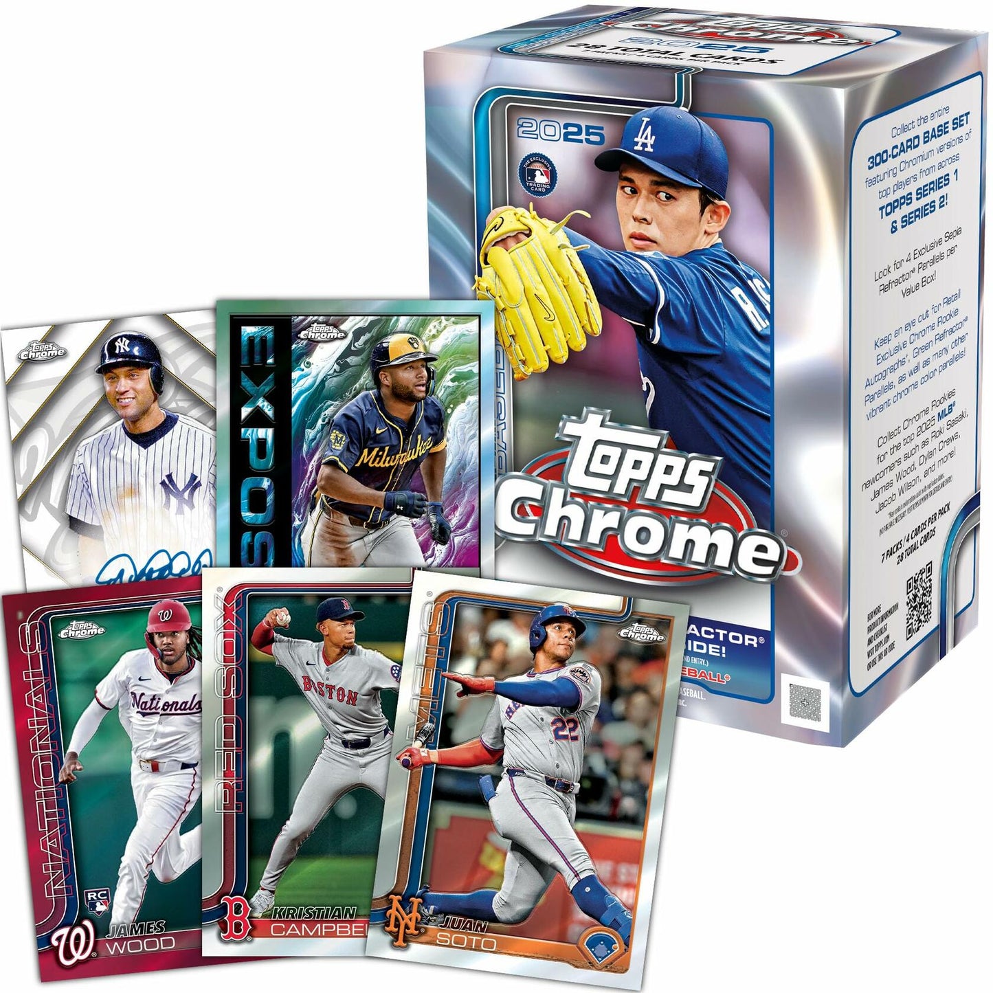 Topps 2025 Chrome Baseball BLASTER BOX