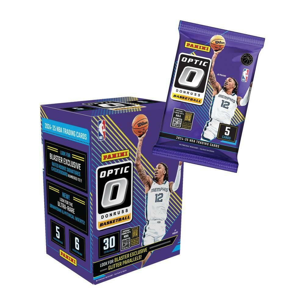 2024-25 Panini NBA Optic Donruss Basketball Trading Card Blaster Box