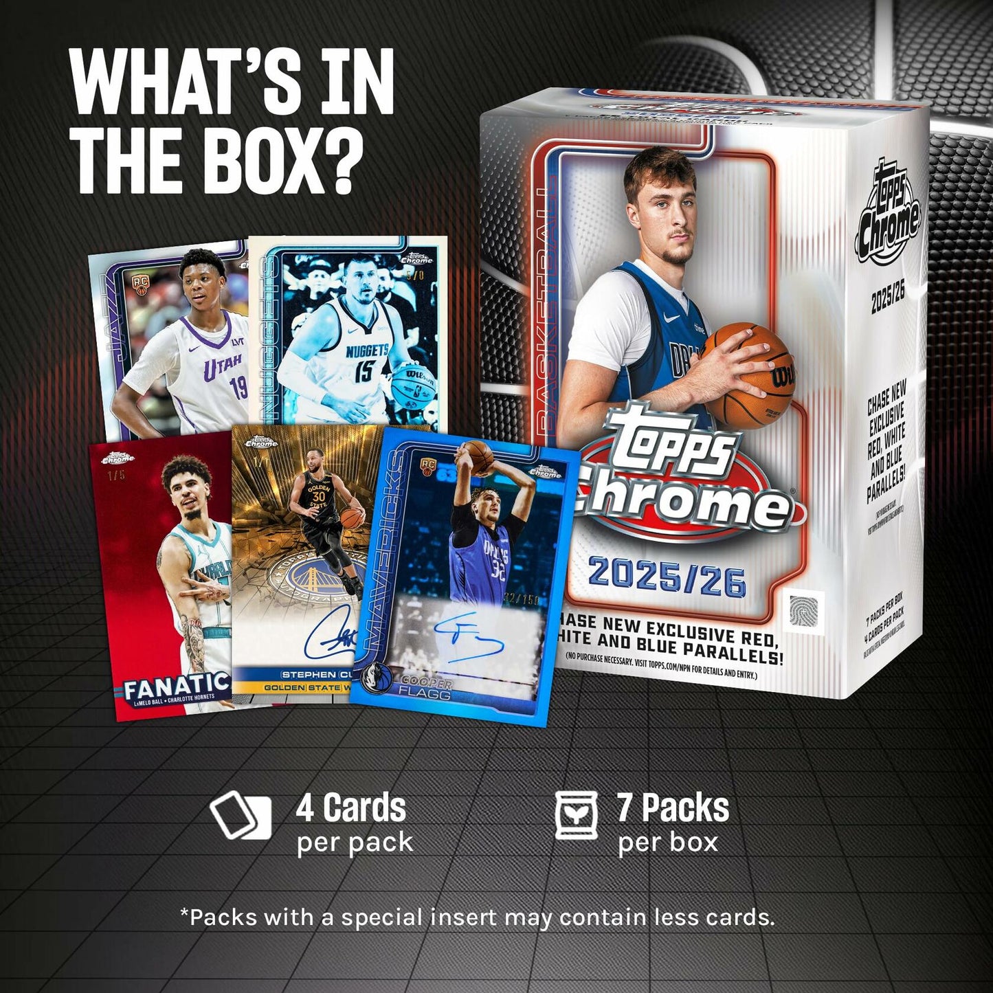 Topps 2025-26 Chrome Basketball - Factory Sealed - Value Box