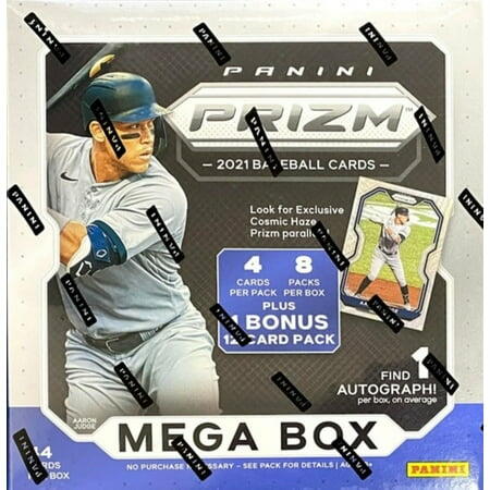 21 Panini Prizm Baseball Mega Box | 9 Packs per Box