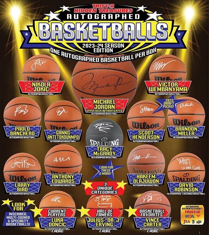 2023-24 Tristar Hidden Treasures Autographed Basketball