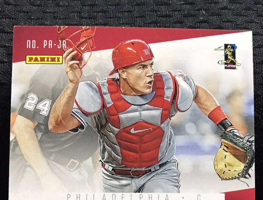 2019 Prestige JT Realmuto Red Auto #D /50 #PA-JR Phillies!!