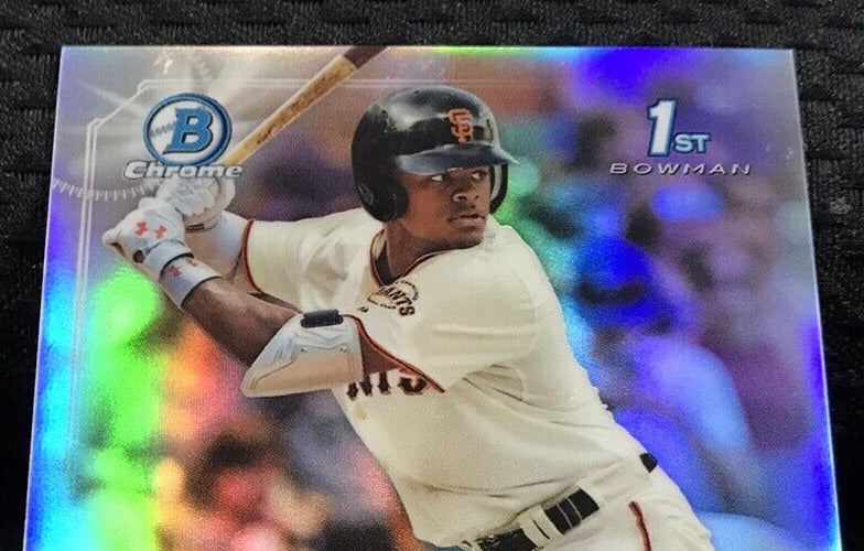 2017 Bowman Chrome Draft Refractor Autograph Heliot Ramos #/499 CDA-HR Giants RC