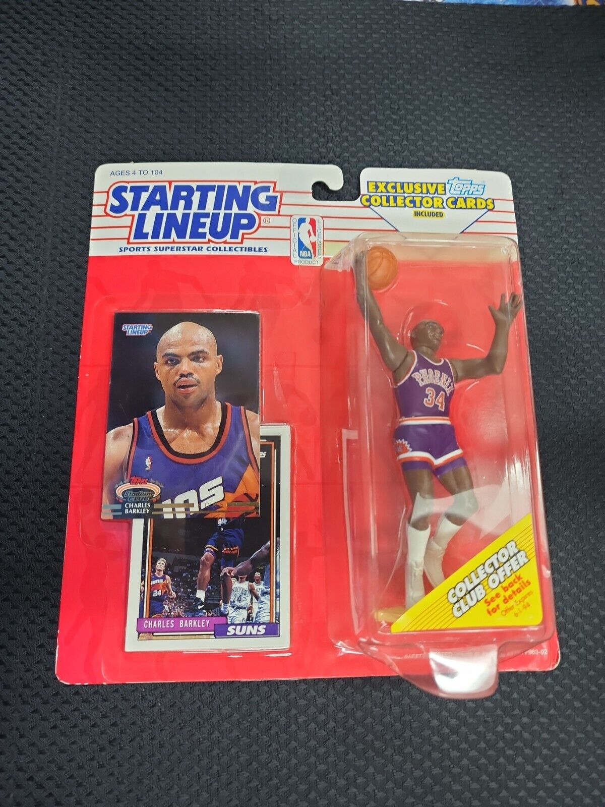 Charles Barkley 1993 Phoenix Suns Starting Lineup Figure Box 25