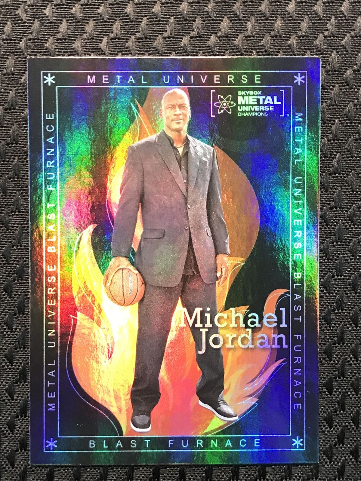 2021 Skybox Metal Universe Champions Blast Furnace Michael Jordan #BF1