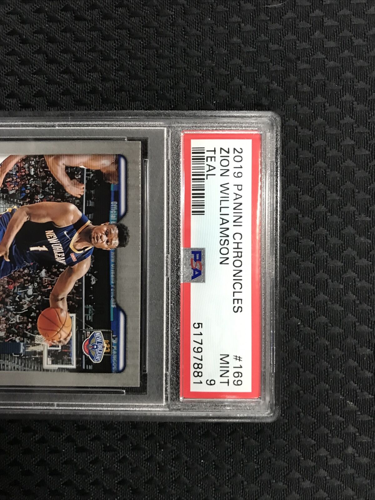 2019 Panini Chronicles Playbook TEAL Zion Williamson ROOKIES #169 MINT PSA 9🔥