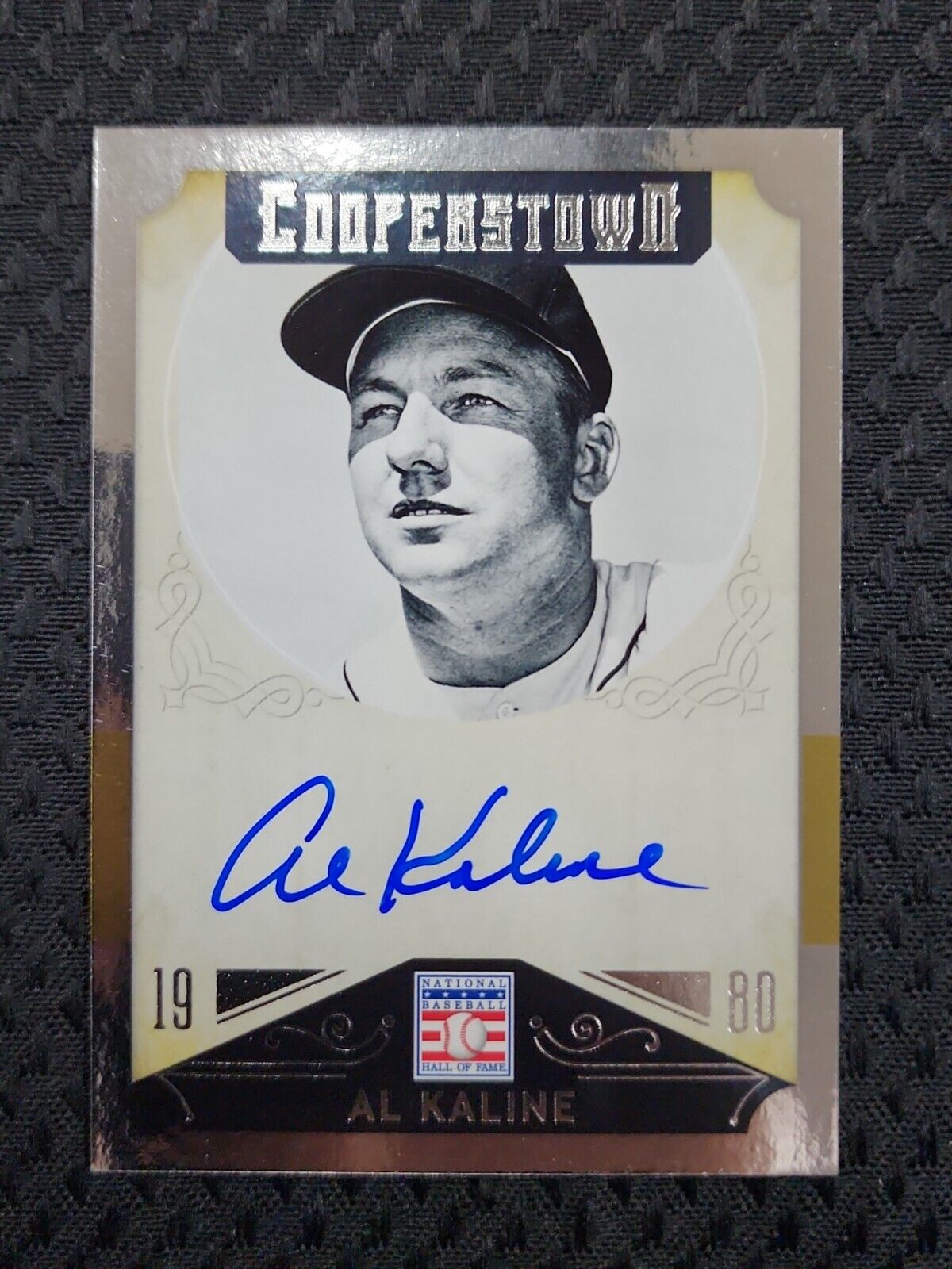 2015 Panini Cooperstown HOF Signatures  #1 Al Kaline Auto Tigers HOF