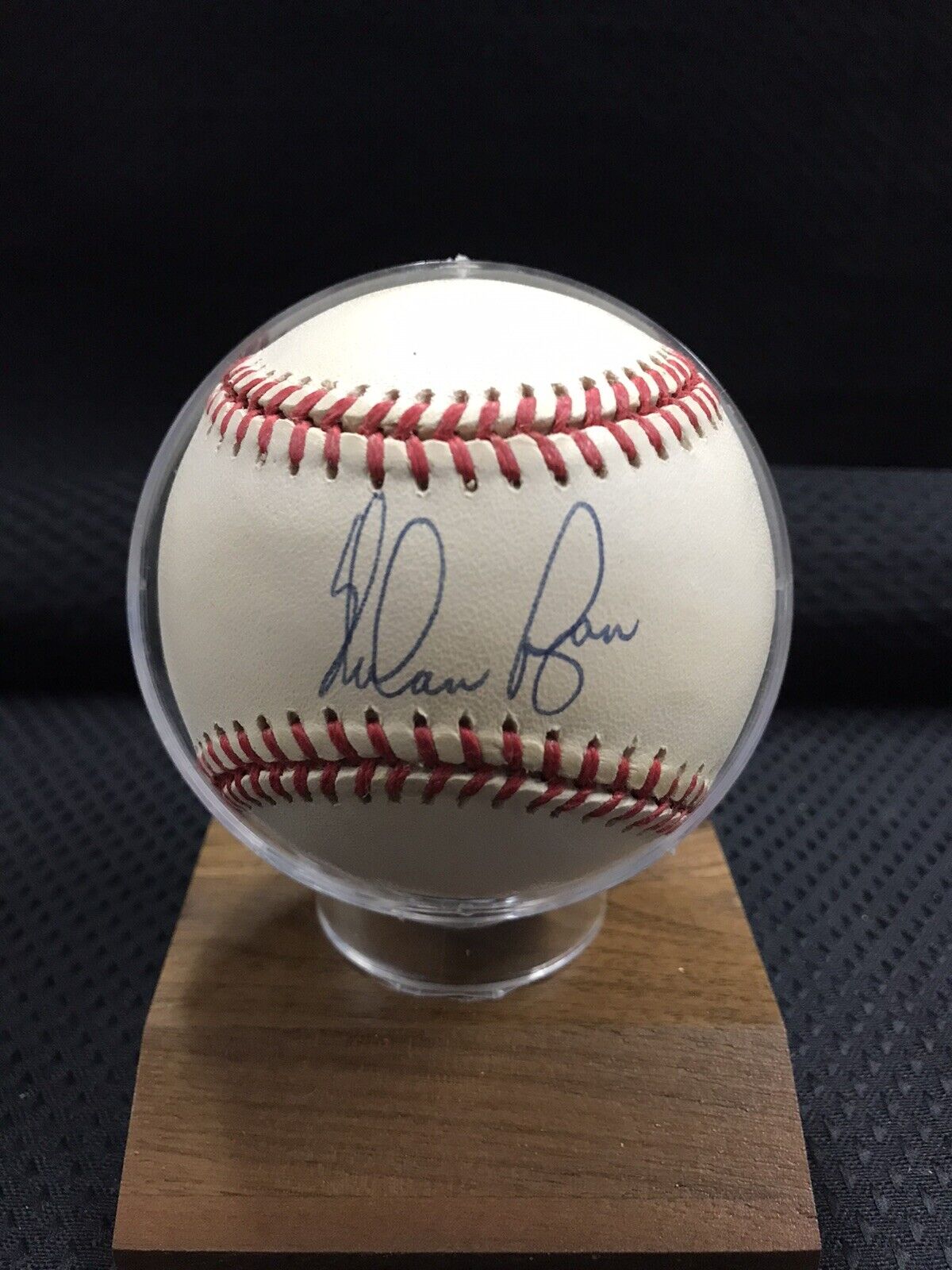 Nolan Ryan Signed Autographed Baseball. JSA COA