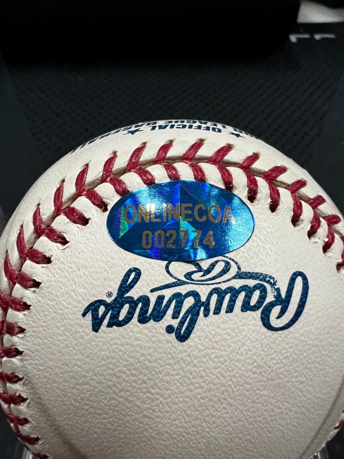Autographed AL Baseball Kirby Puckett With JSA Letter of Authenticity Sweet Spot
