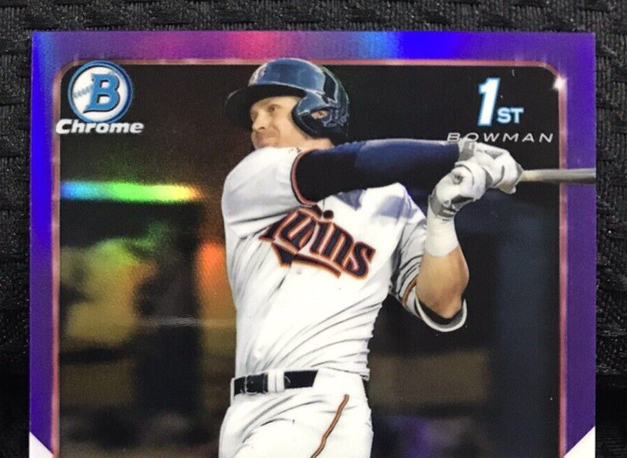 2018 Bowman Chrome Draft Autograph Purple Refractor CDARJ Ryan Jeffers Auto /250