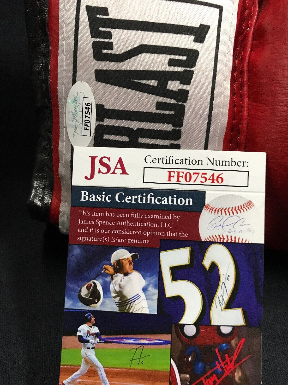 Ernie Shavers Signed Everlast Boxing Glove Best Wishes Your Friend Auto JSA COA