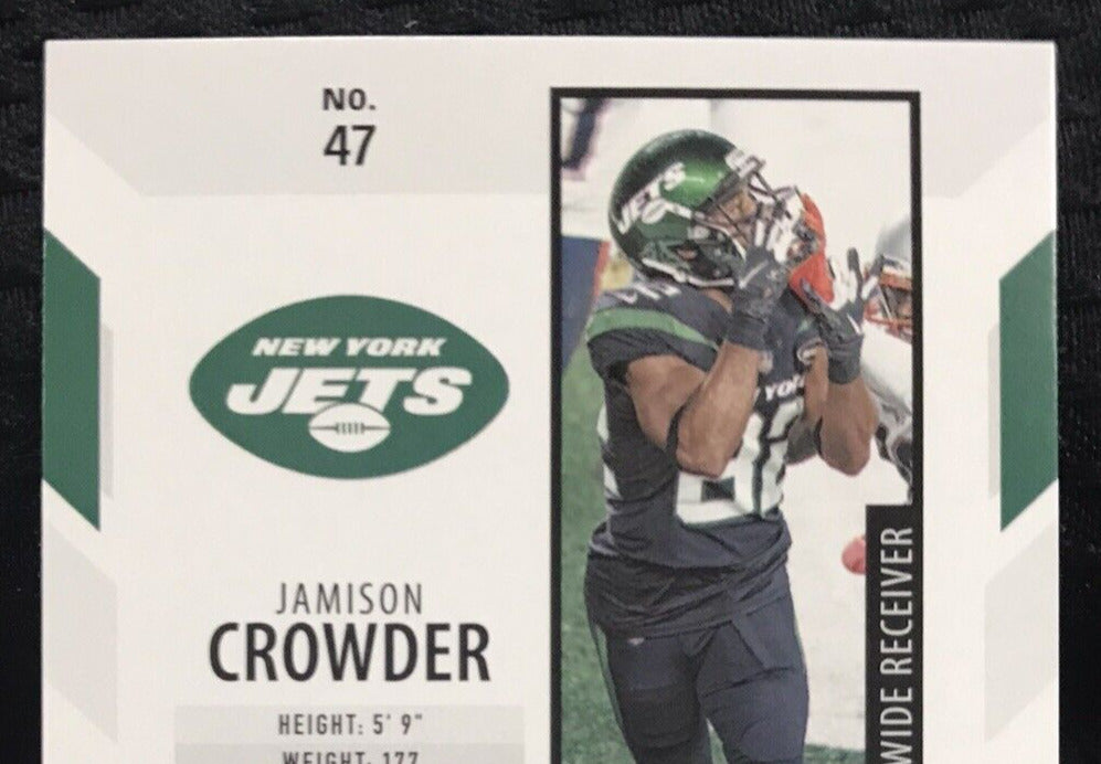 2021 Panini Score Jamison Crowder Auto Autograph New York Jets