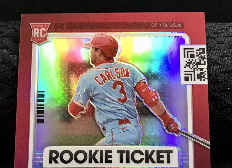 2021 Contenders Optic Prizm DYLAN CARLSON Rookie Ticket Autograph Auto RC