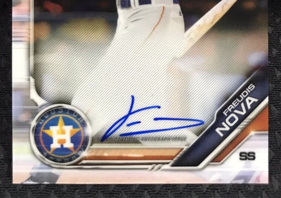 2019 Bowman Chrome 1st Freudis Nova Prospect Auto Autograph Houston Astros 📈