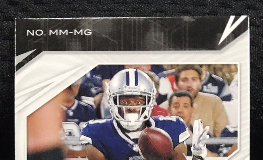 2021 Panini Limited Michael Gallup Material Monikers Teal Patch AUTO 5/5 Cowboys