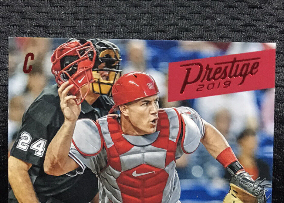 2019 Prestige JT Realmuto Red Auto #D /50 #PA-JR Phillies!!