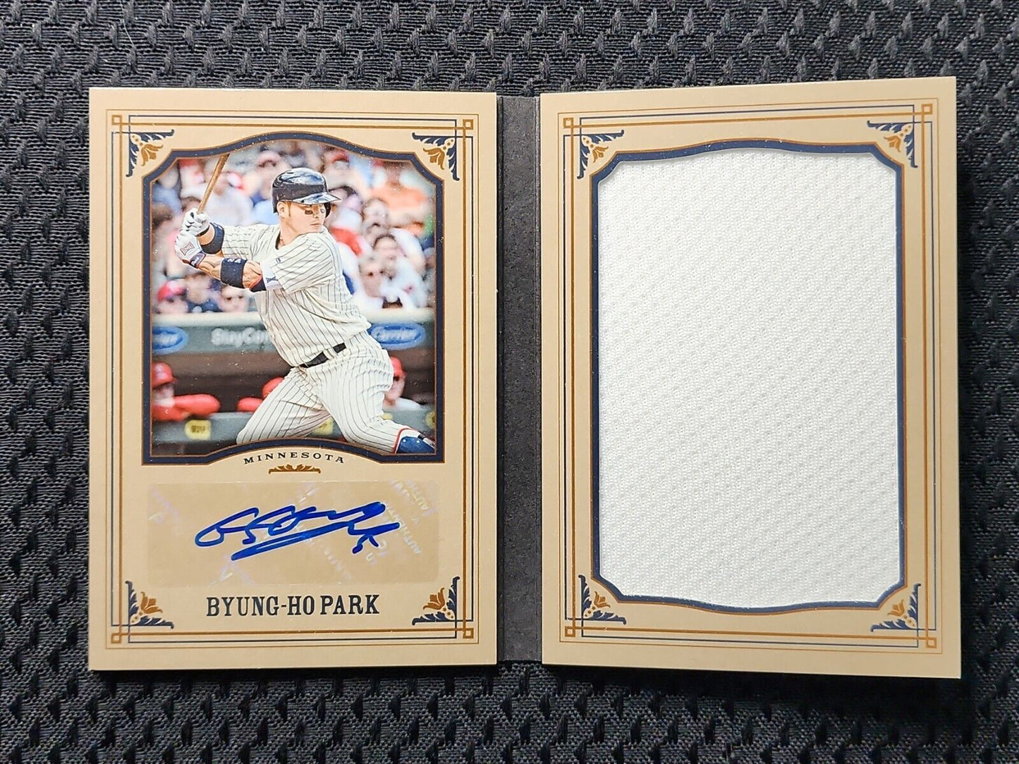 2016 Panini Prime Cuts /25 Byung-Ho Park Rookie Auto RC Booklet