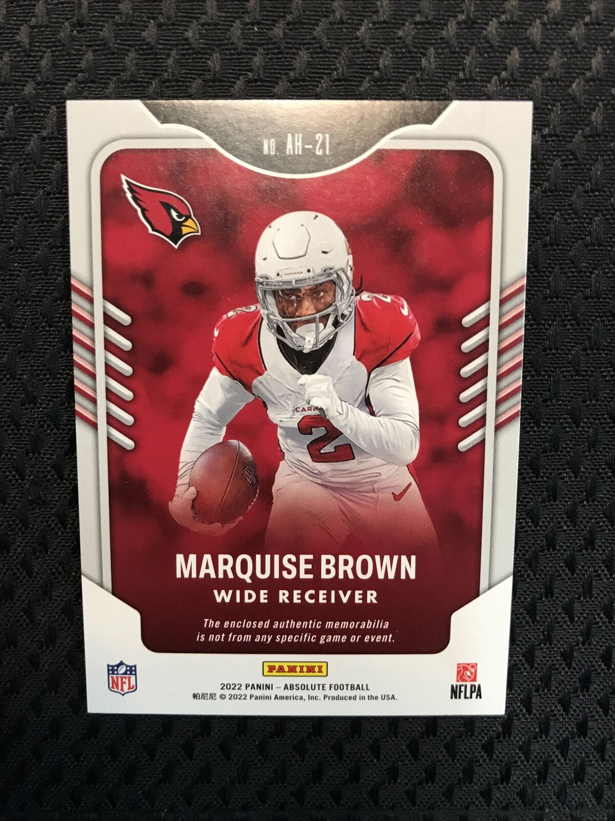 2022 PANINI ABSOLUTE MARQUISE BROWN Absolute Heroes GOLD /49 - 3 color patch