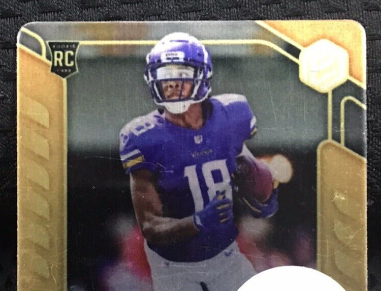 2020 Justin Jefferson Elements RC Gold #/91 Metal Card Vikings