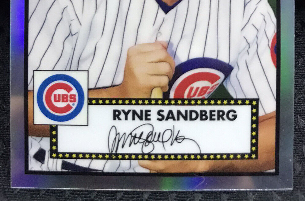 2021 Topps Chrome Platinum Anniversary Refractor Ryne Sandberg Cubs #668
