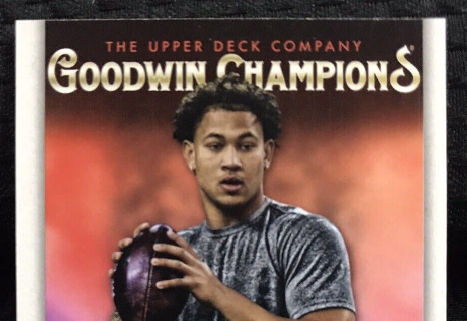 2021 Goodwin Champions Trey Lance MEMORABILIA 18/25 San Francisco 49ers