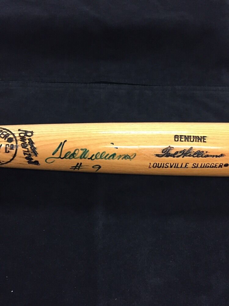 Boston Red Sox Autographed Baseball Bat