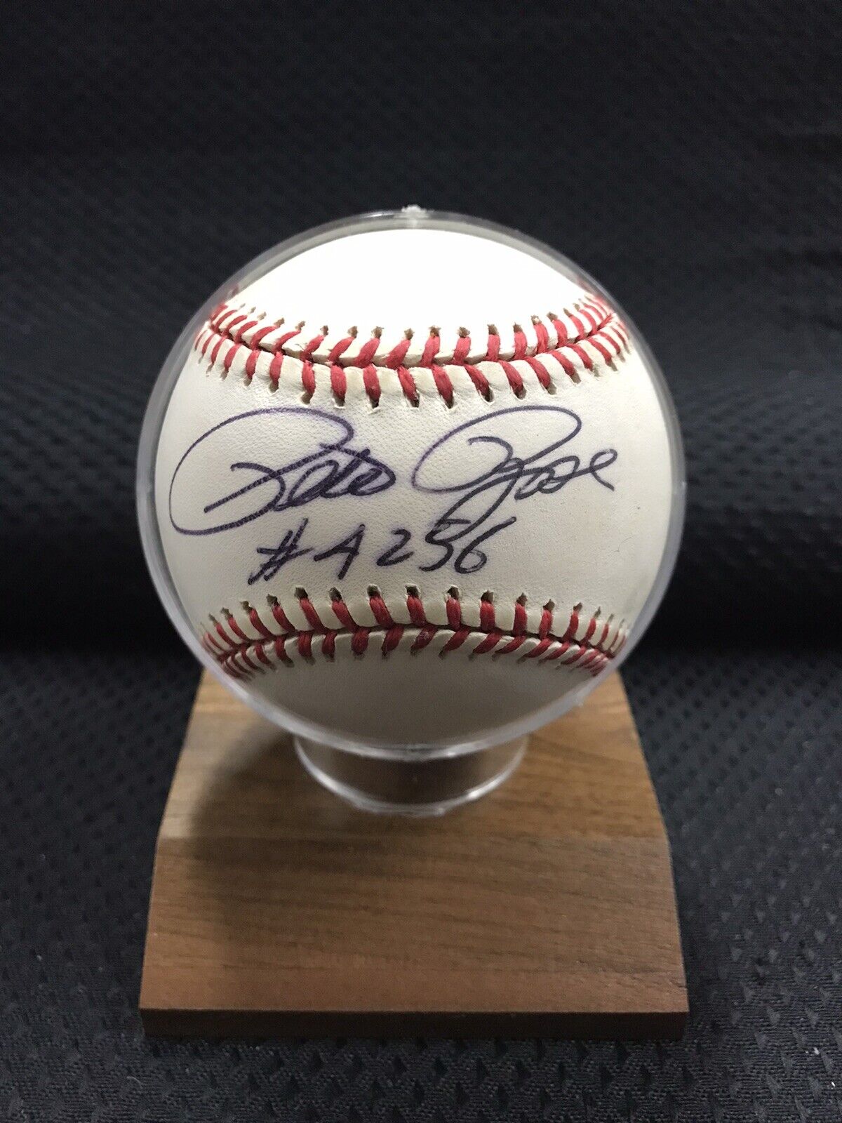 Cincinnati Reds Pete Rose Autographed Signed Inscribed 4256