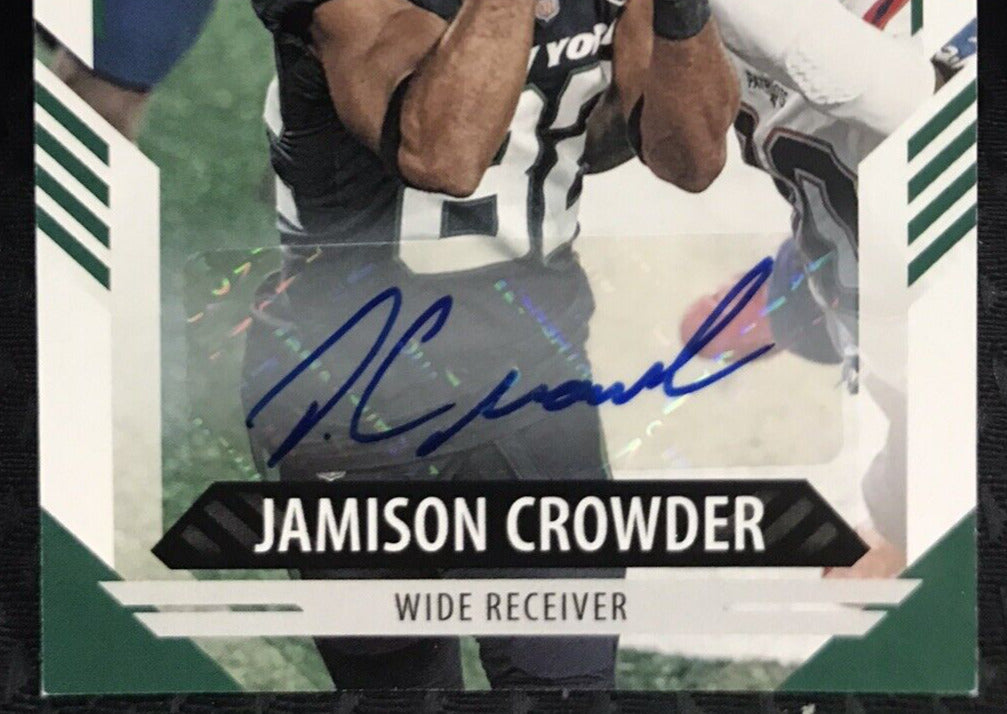 2021 Panini Score Jamison Crowder Auto Autograph New York Jets