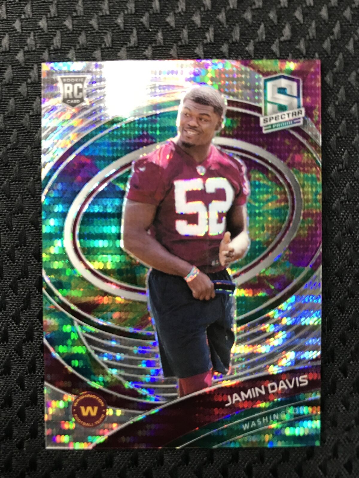 2021 Panini Spectra Rookie Celestial Prizm /99 Jamin Davis #188 Rookie RC