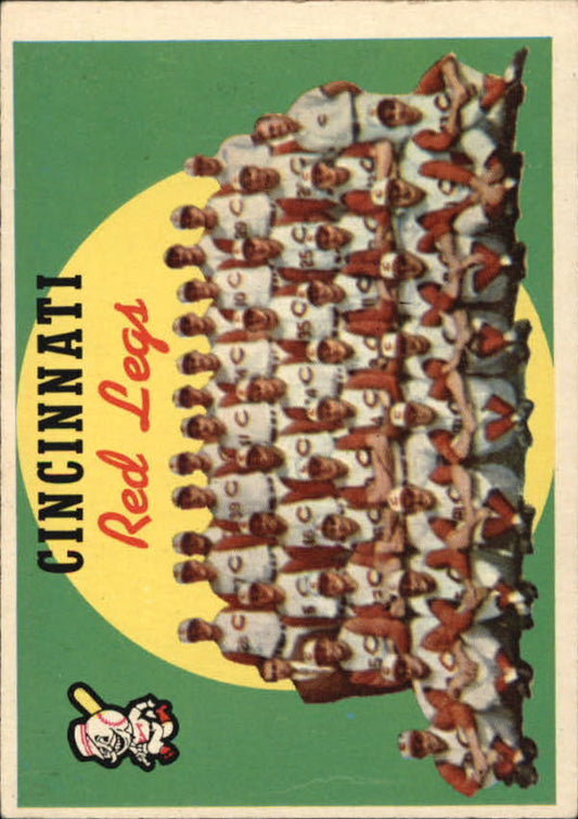 1959 Topps #111 Cincinnati Redlegs CL - Vg+