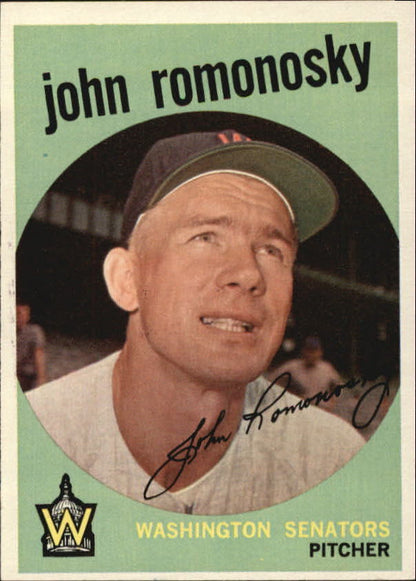 1959 Topps #267 John Romonosky RC - NM