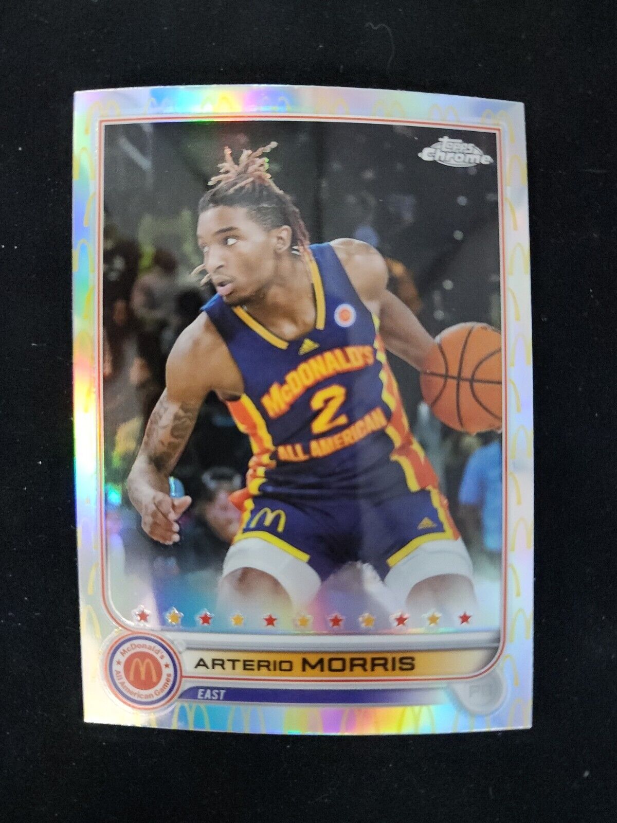 Arterio Morris 2022 Topps Chrome Mcdonalds Basketball SP Arches Refractor #19