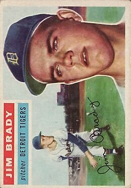 1956 Topps #126 Jim Brady RC - NM