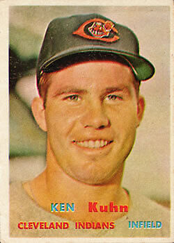 1957 Topps #266 Ken Kuhn DP RC - NM