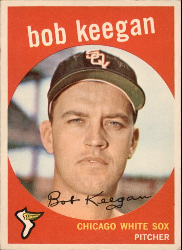 1959 Topps #86 Bob Keegan - Vg+