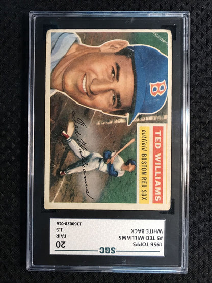 1955 Topps Ted Williams #2 SGC 1.5