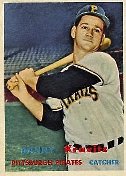 1957 Topps #267 Danny Kravitz RC - NM