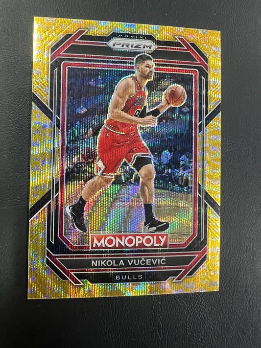 2022-23 Panini Prizm Monopoly NIKOLA VUCEVIC SSP GOLD 07/10 NO.15 J