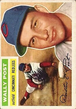 1956 Topps #158 Wally Post - NM