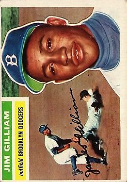 1956 Topps #280 Jim Gilliam - Vg+