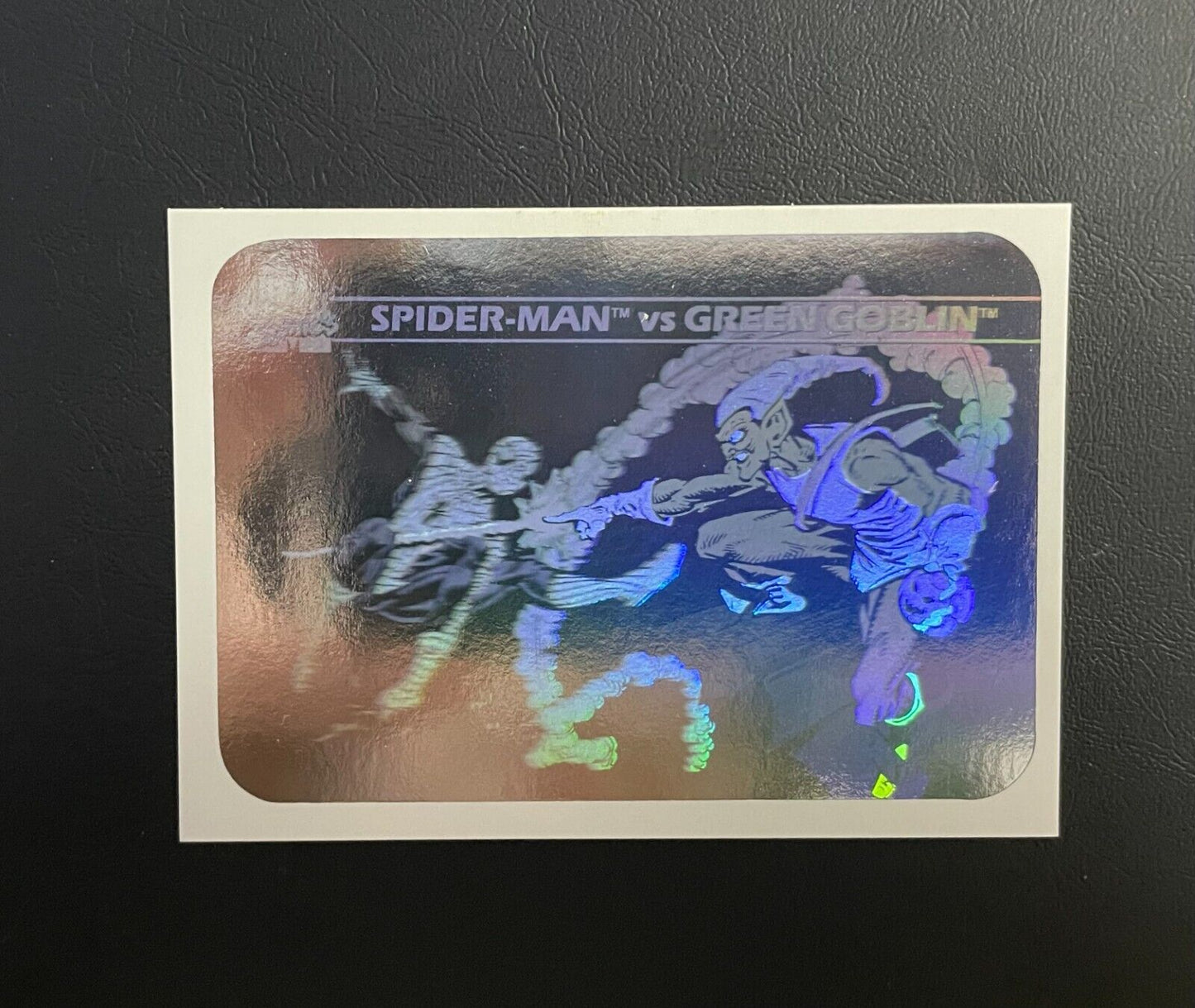 1990 Impel Marvel Universe Cosmic Spider-Man VS Green Goblin Hologram #MH5