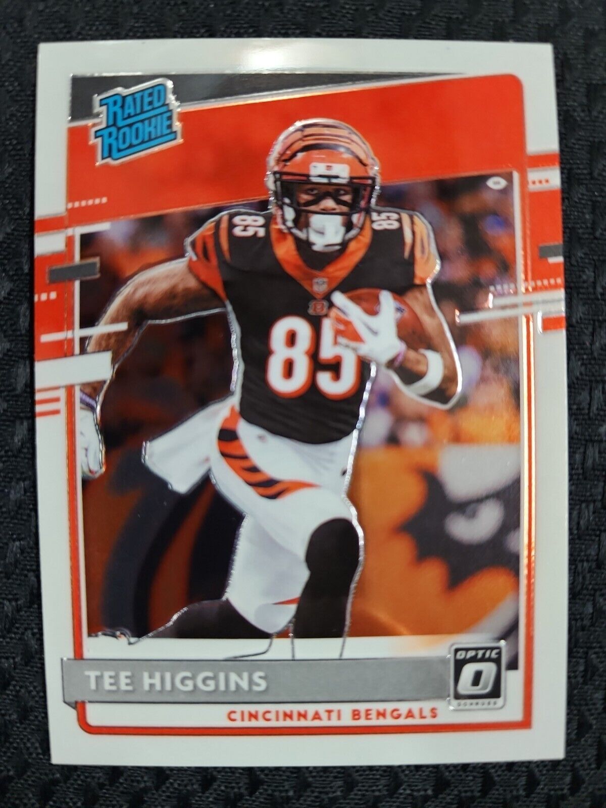 2020 Donruss Optic Tee Higgins Silver Rated Rookie #160 RC Bengals Giveaway Read