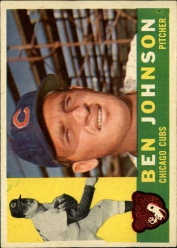 1960 Topps #528 Ben Johnson RC - Ex+