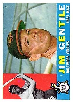 1960 Topps #448 Jim Gentile RC - Ex+