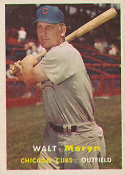 1957 Topps #16 Walt Moryn - NM