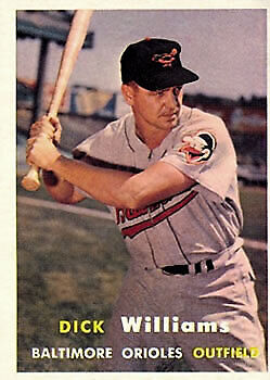 1957 Topps #59 Dick Williams - NM