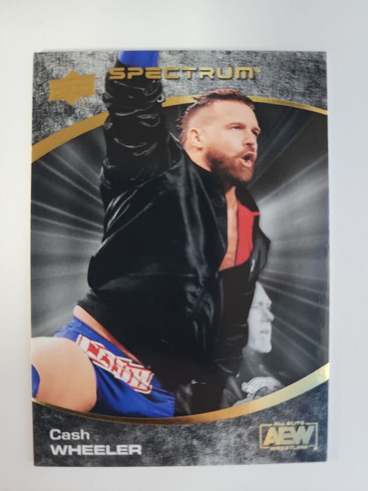 2021 Upper Deck AEW Spectrum Gold Foil Cash Wheeler #45  #'D/99